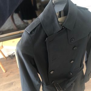NWT Burberry London Classic trench coat, black
